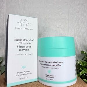 Drunk Elephant Protini Polypeptide Cream‎ and Shaba Eye Serum
